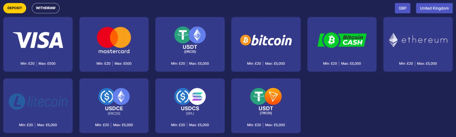 Jasmin Slots Casino Deposit Methods