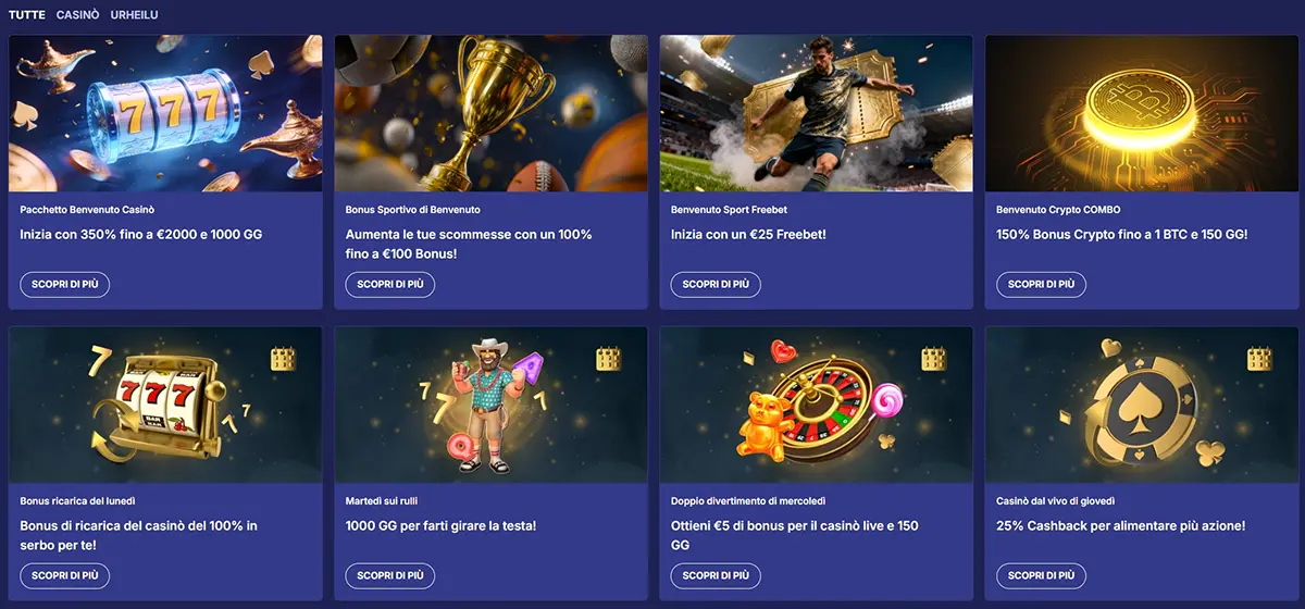 Bonus e promozioni di Jasmin Slots Casino