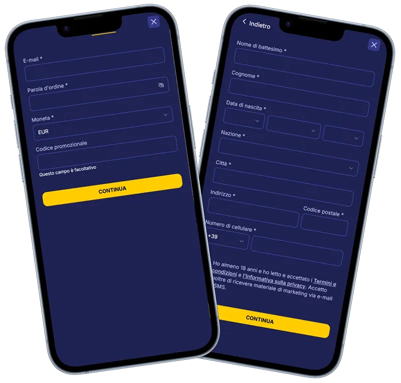 Registrazione e login su Jasmin Slots Casino