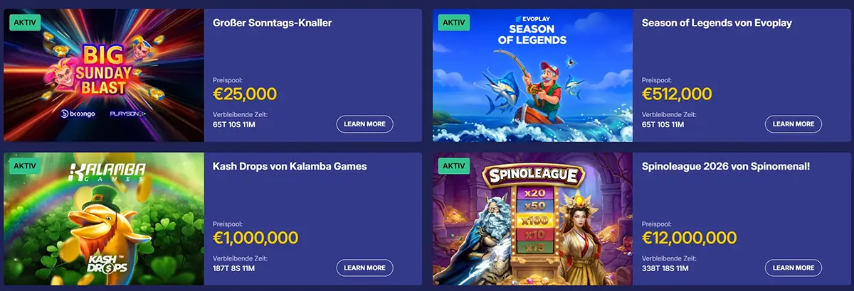 Jasmin Slots Casino Turniere